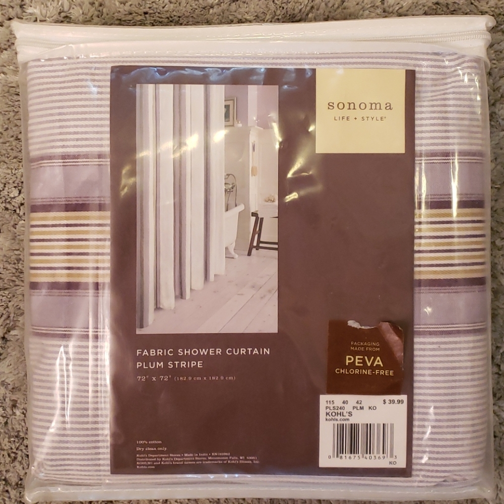 Fabric Shower Curtain